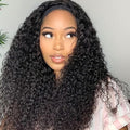 28Inch Long Headband Wig Human Hair Deep Wave - Natural Deep Curls