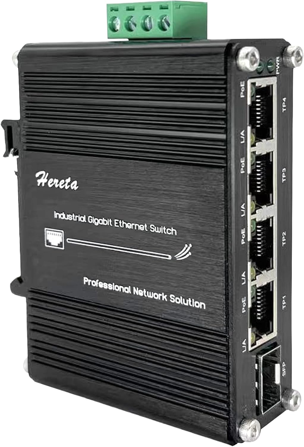 Industrial 5-Port Gigabit PoE+ Ethernet Switch for Reliable Networks