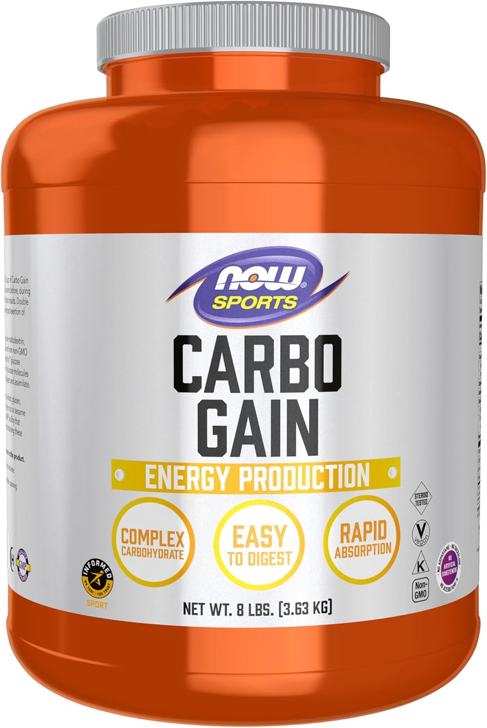 NOW Foods Carbo Gain Powder for Rapid Energy Production