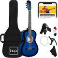 Beginner All Wood 38in Acoustic Guitar Kit - Complete Starter Set