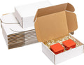 Shipping Boxes 12x9x4 in 25 Pack Corrugated Mailers - Sturdy White
