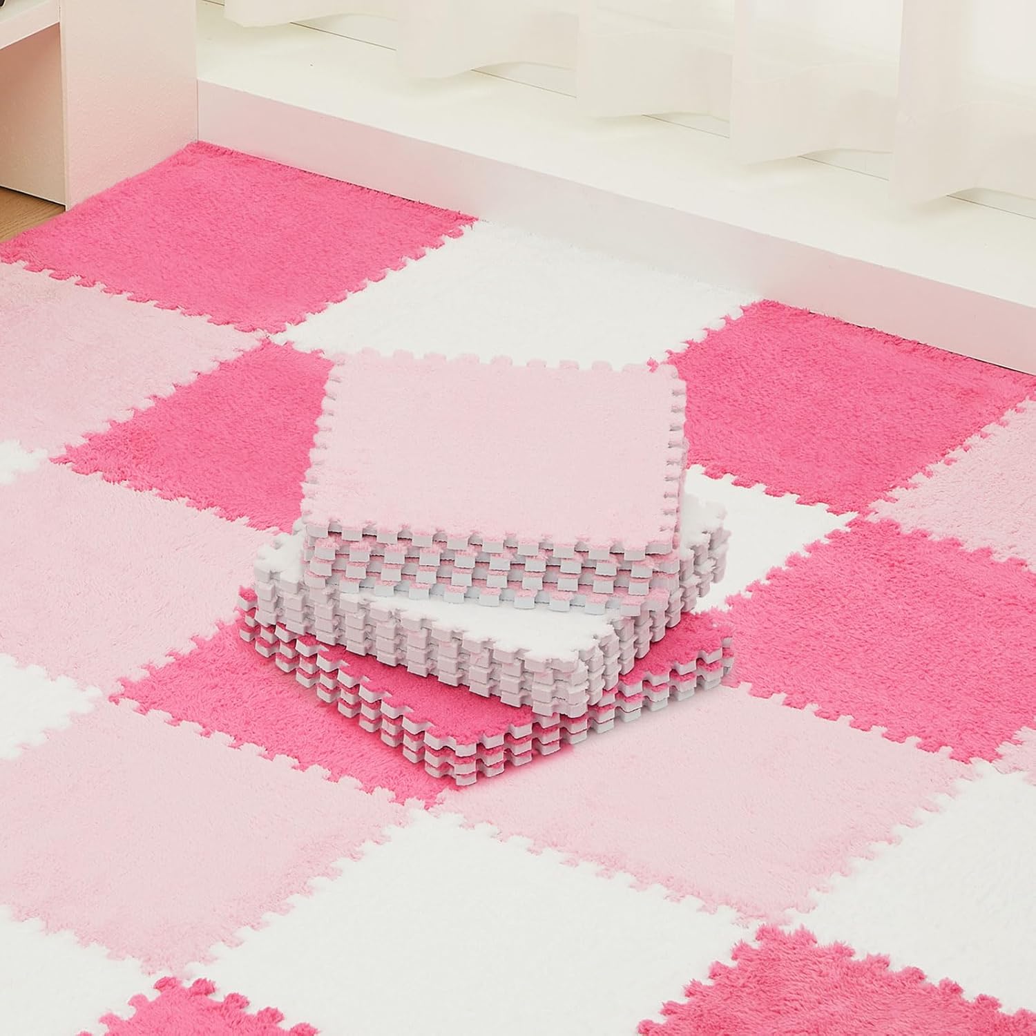 72pcs Foam Floor Mat Set for Playroom and Home Use