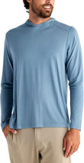 Free Fly Men's Sun Protection Hoodie for Comfort and Style