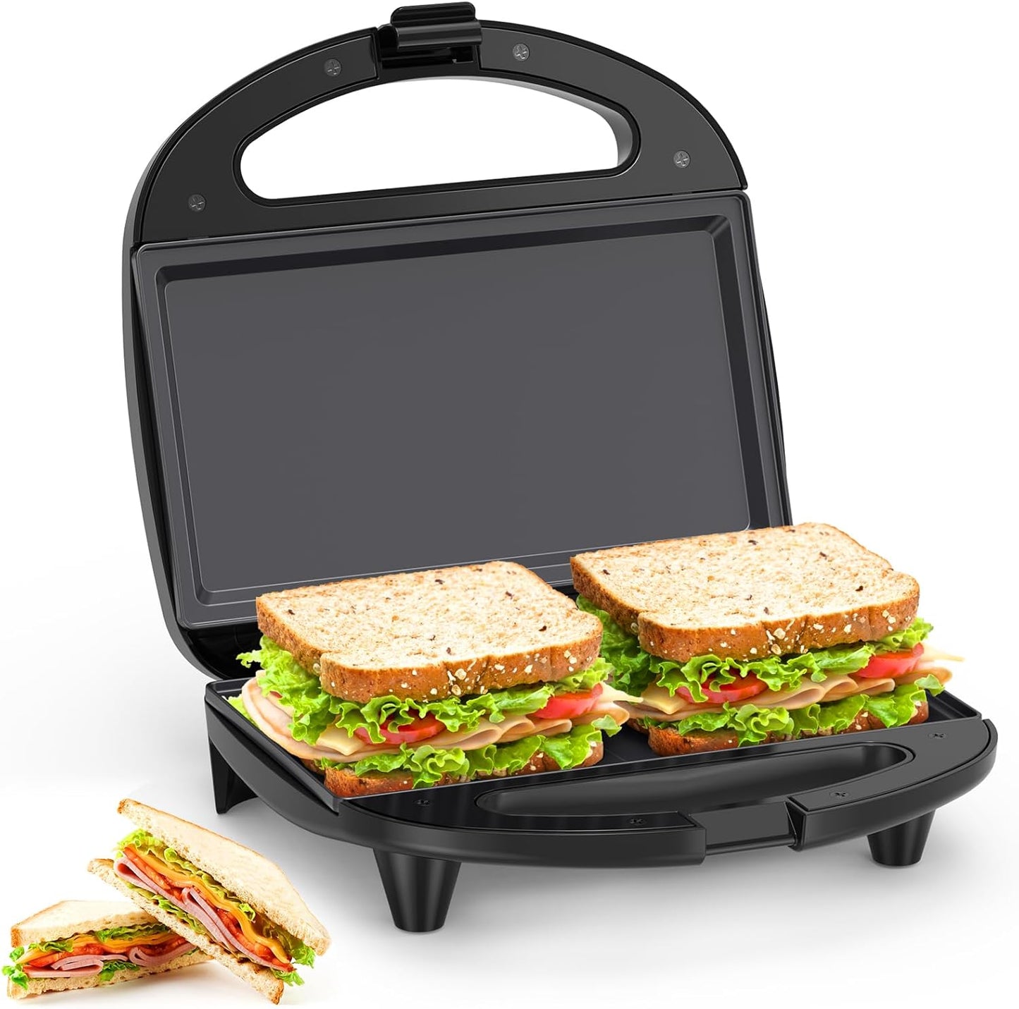SNAILAR Sandwich Maker: Crispy Grilled Cheese in Minutes!