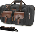 Wildroad 60L Travel Duffel Bag - Expandable Waxed Canvas Weekender