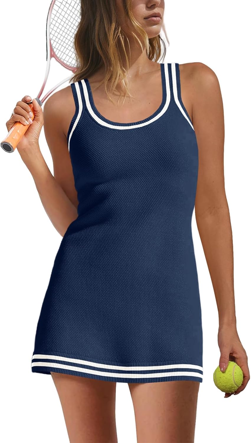 Nirovien Womens Tennis Dress with Shorts for Active Lifestyle