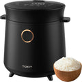 TOKIT Rice Cooker 3 Cup Uncooked / 6 Cup Cooked - Compact