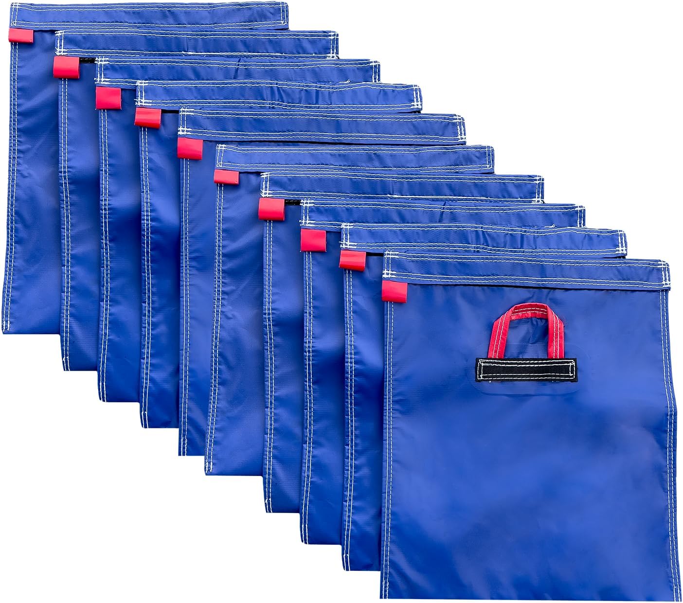 Durable Vinyl Sand Bags for Bounce Houses and Tents - 10 Pack