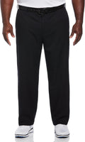 PGA TOUR Mens Flat Front Golf Pant with Expandable Waistband all