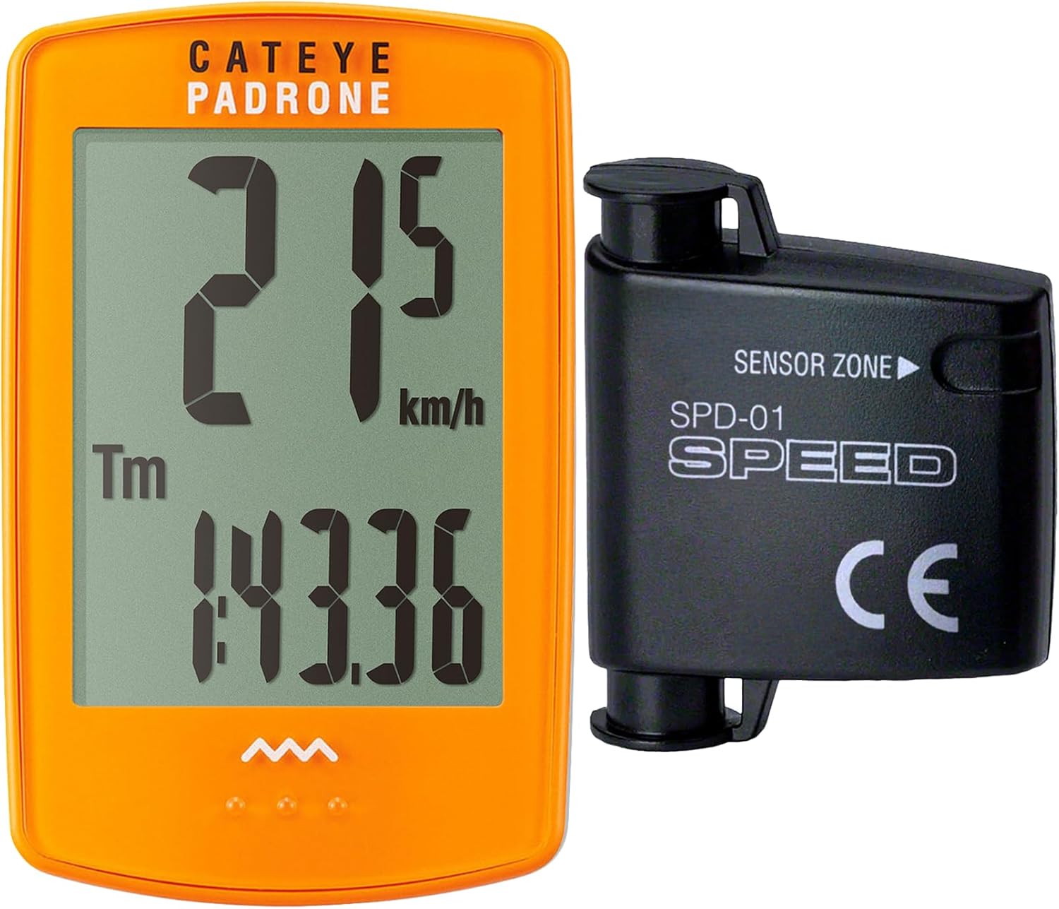 CATEYE Padrone Wireless Bike Computer with Oversized Display