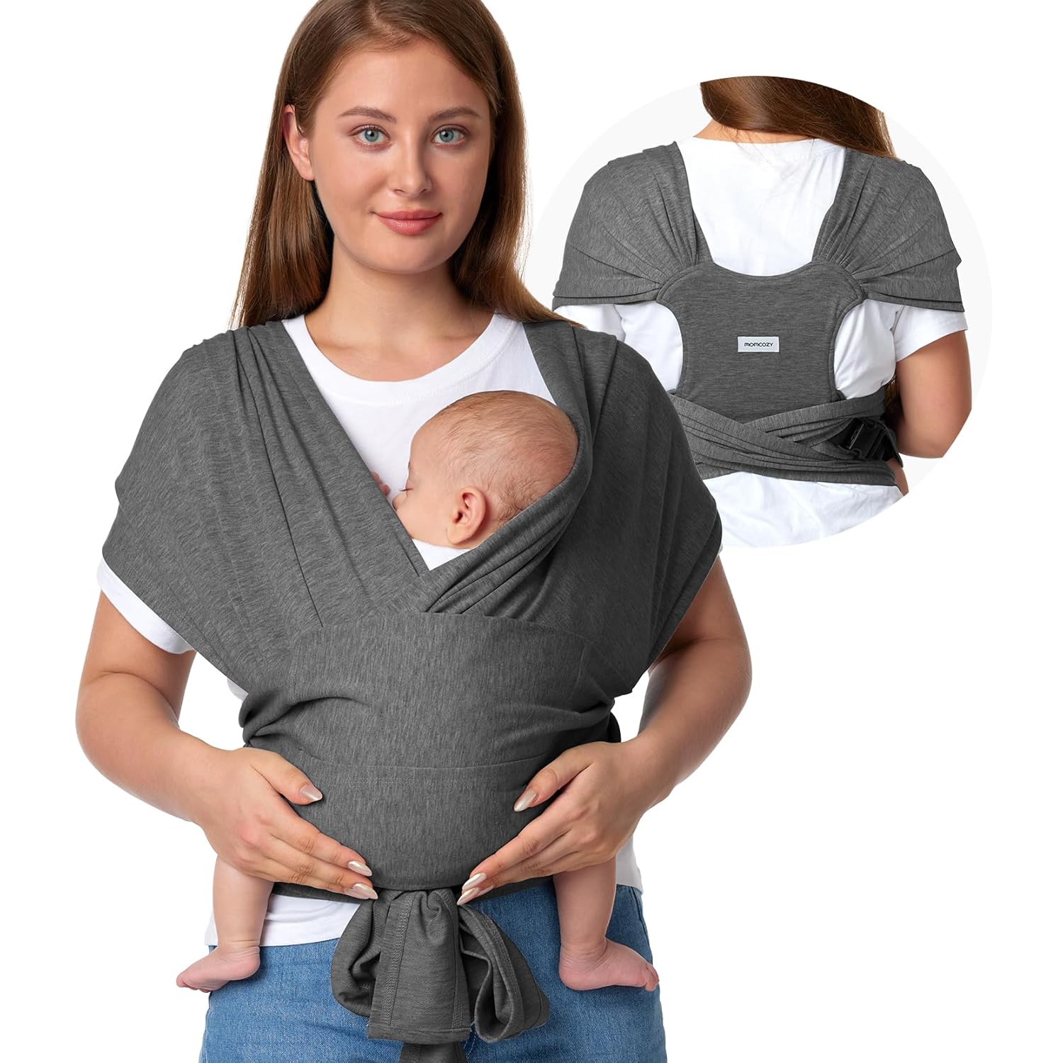 Momcozy Baby Wrap Carrier for Newborn to Toddler Comfort