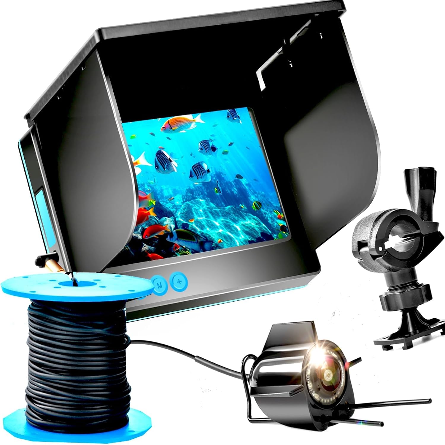 5 LCD Underwater Fishing Camera - 20m Cable, 10H Standby, Night Vision