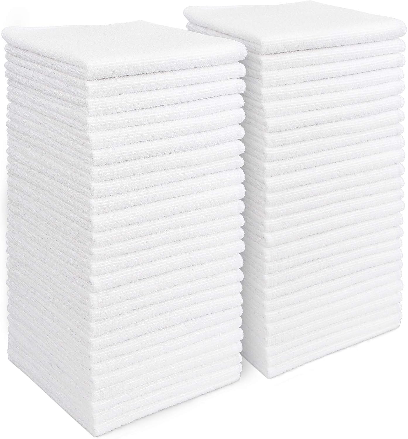 50PK AIDEA Microfiber Cleaning Cloths: Absorbent & Lint Free