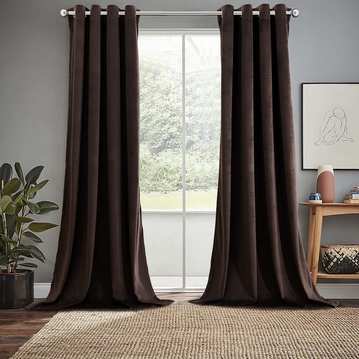 Royal Hotel Velvet Blackout Curtains - Luxe 120 Panels