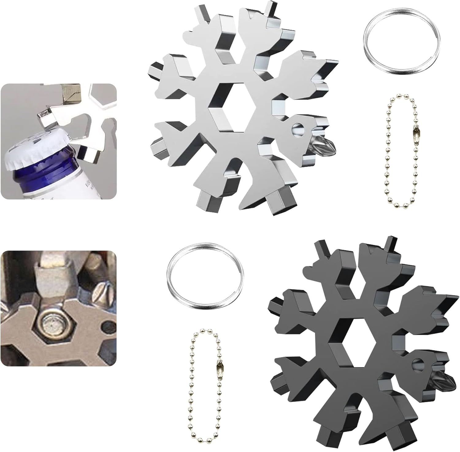 18-in-1 Stainless Snowflake Wrench Tool Set - Ultimate Gift