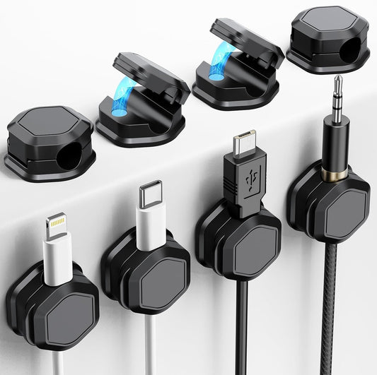 Magnetic Cord Holder 8-Pack - Organize with Ease!
