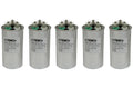 5 Pack TEMCo 30+5 uF Dual Run Capacitor CBB65 - HVAC Replacement Pack