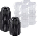 Bakeable Plastic Mini Cake Pan with Container - Reusable Non-Stick Set
