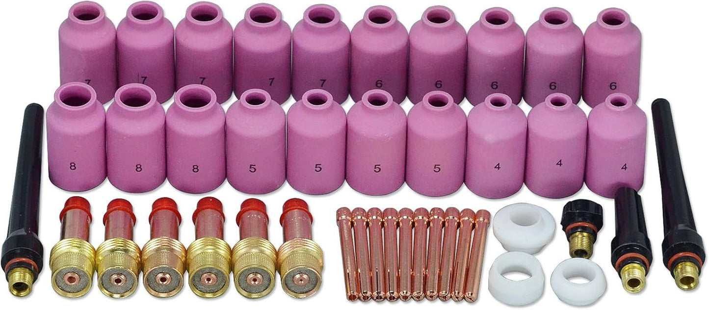 RIVERWELD TIG Gas Lens Collets Bodies for 17 18 26 Series Torches