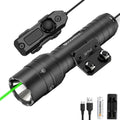 TOUGHSOUL Mlok Green Laser Tactical Flashlight 1250 Lumens - Compact