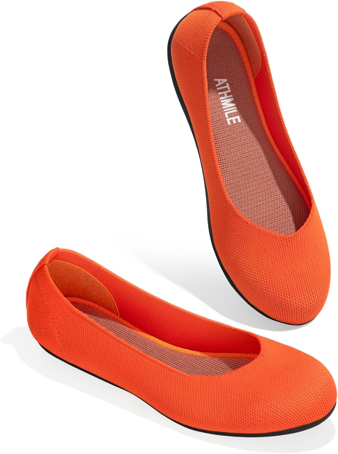 ATHMILE Women's Flat Ballet Shoes for Comfort and Style