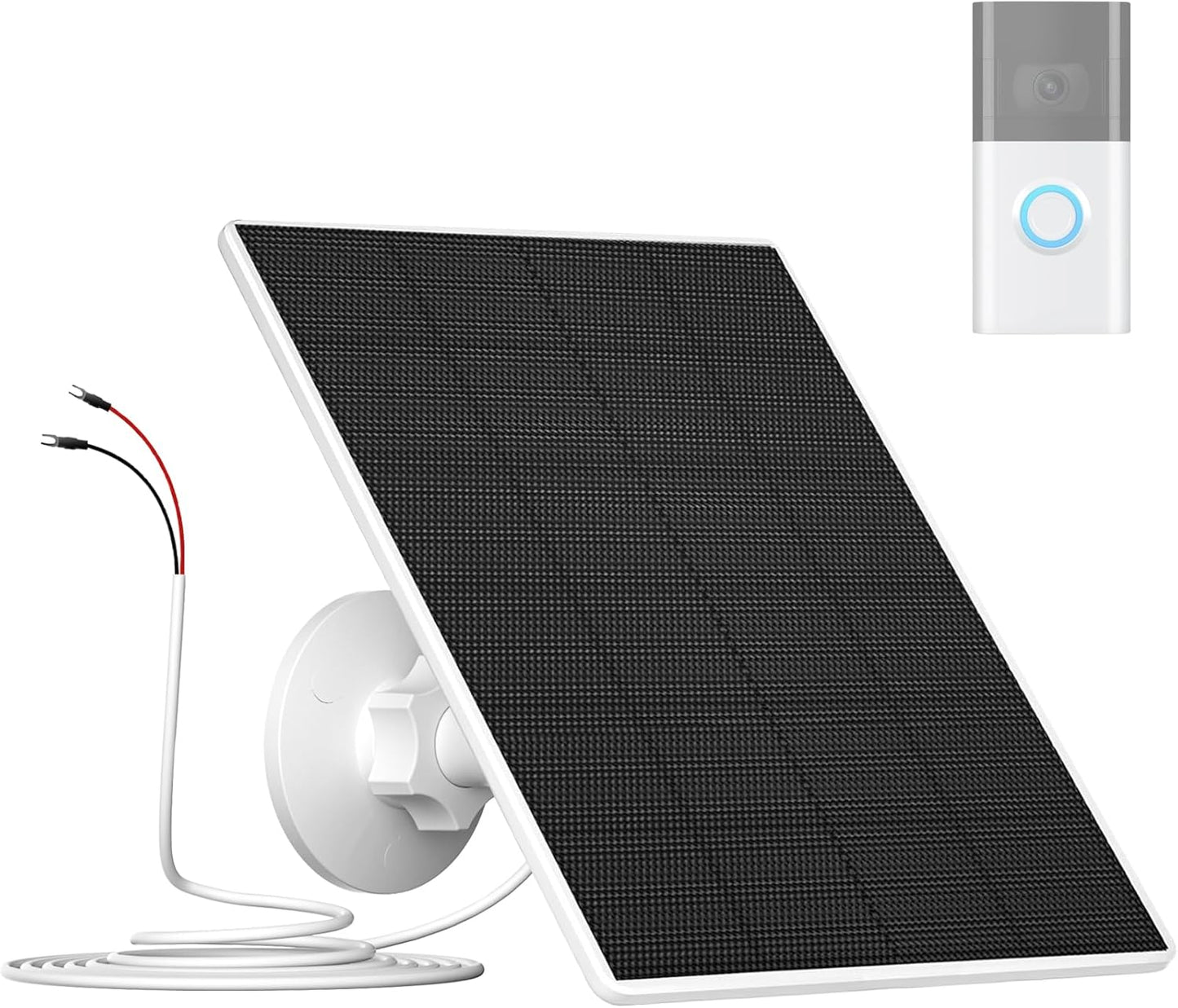 VUEBEE Solar Charger: Power Your Ring Doorbell Anywhere!