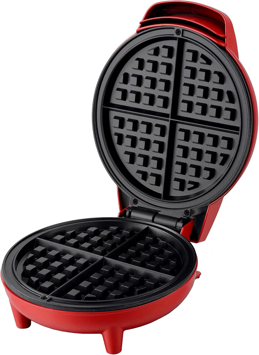Courant 7-inch Round Waffle Maker - Quick & Delicious!