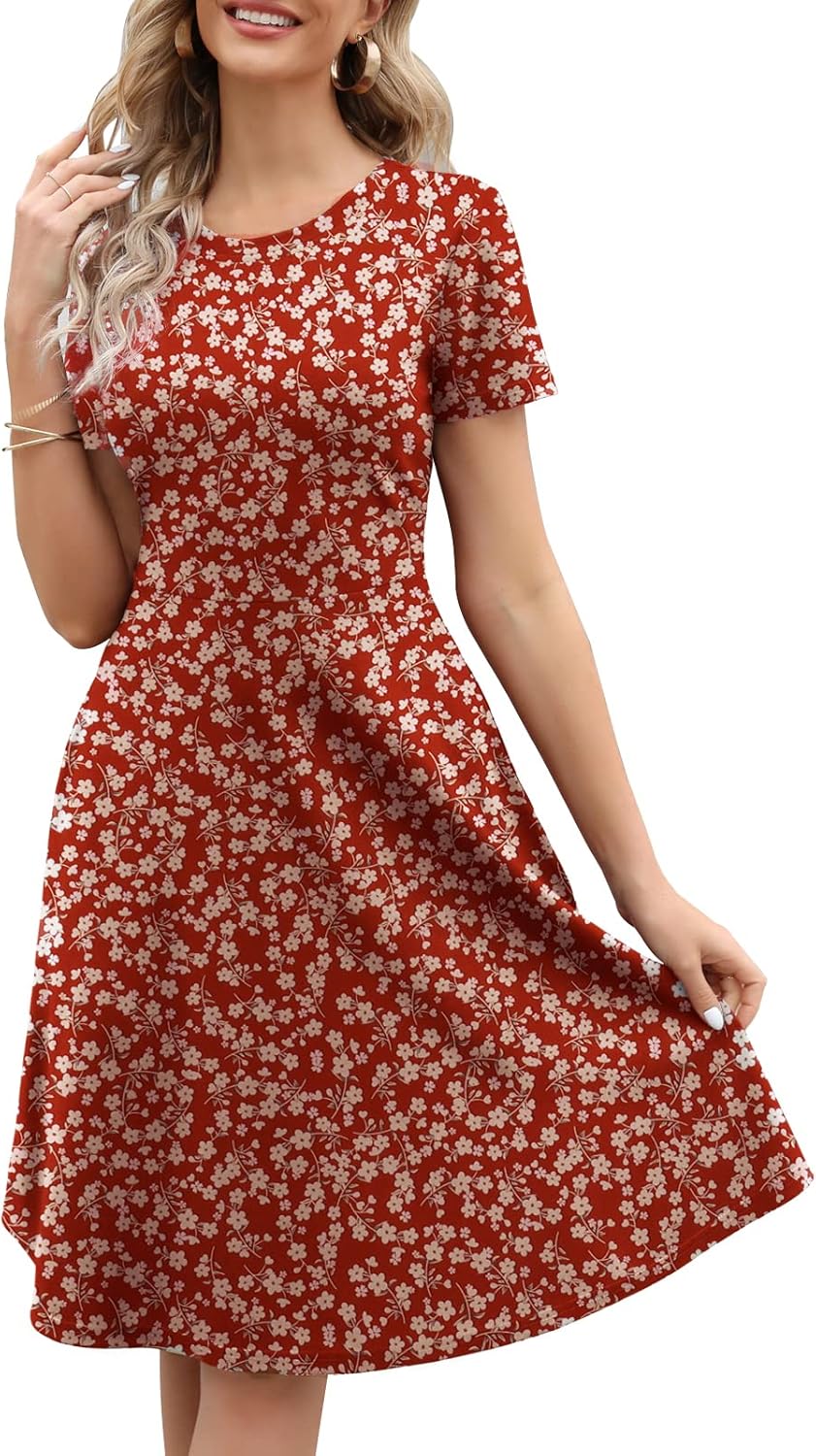 Women's Elegant Knee Length Dresses for Vintage Style Lovers