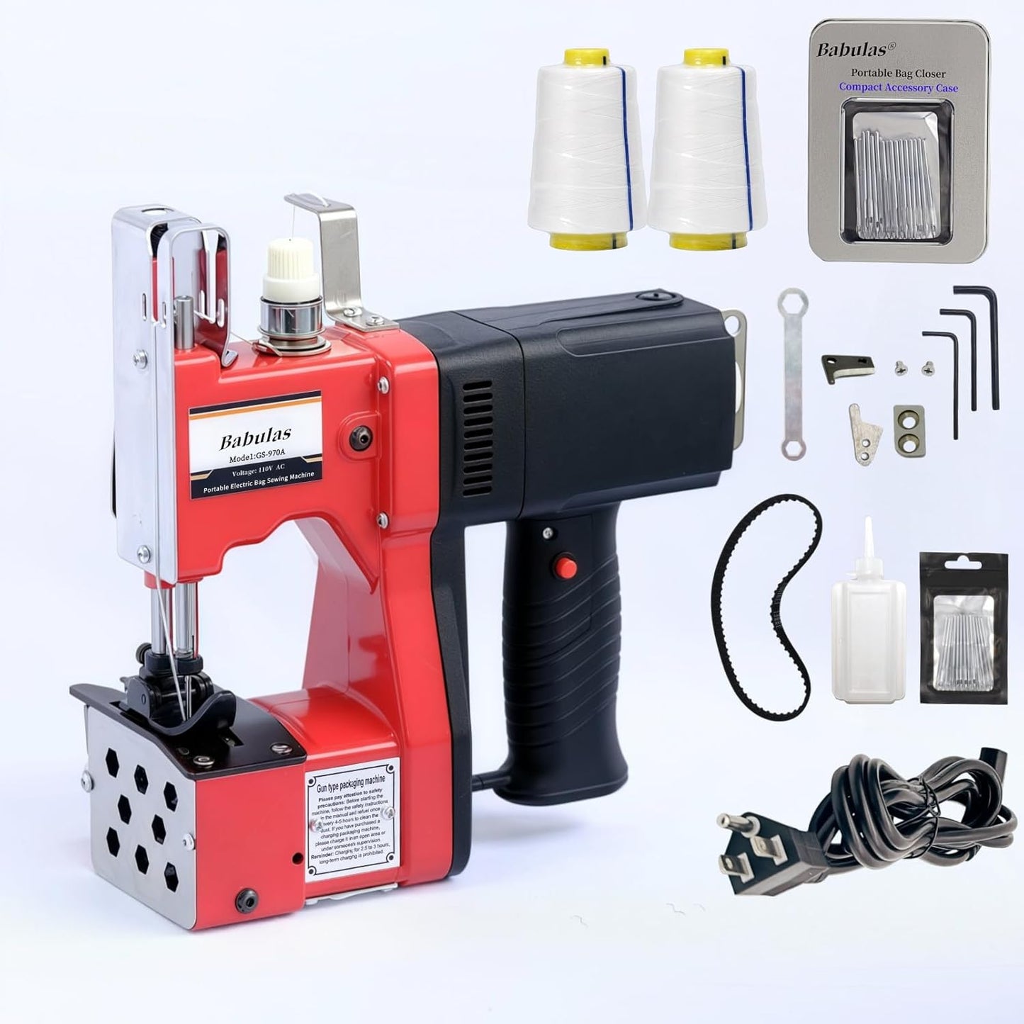 Bag Sewing Machine - Heavy Duty Portable Stitching Tool for Fabrics