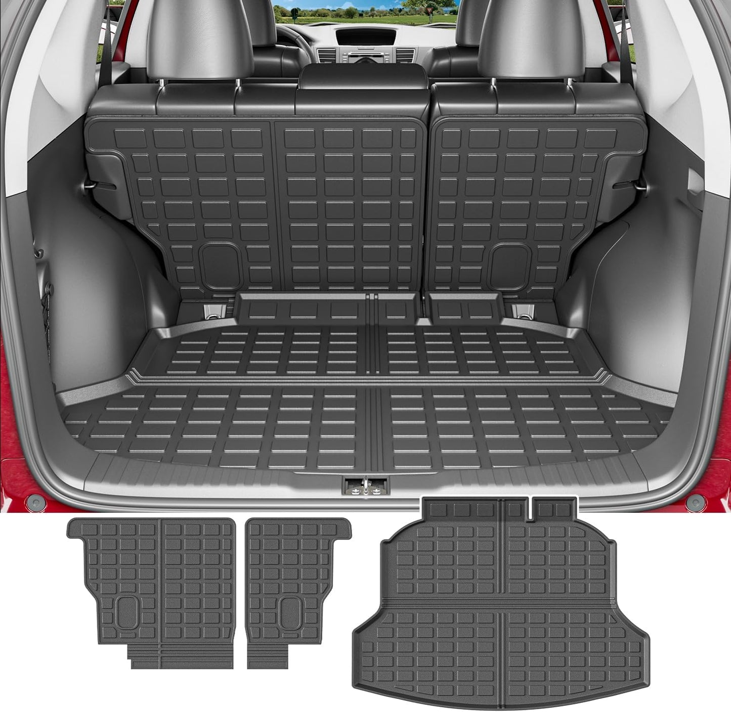 powoq Cargo Mat for 2012-2016 Honda CRV - Durable Trunk Liner