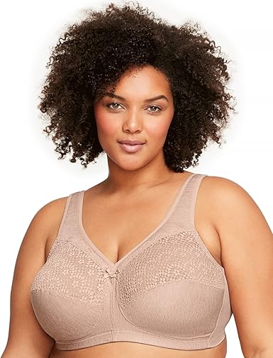 Glamorise Women's Plus Size MagicLift Moisture Control Bra Review
