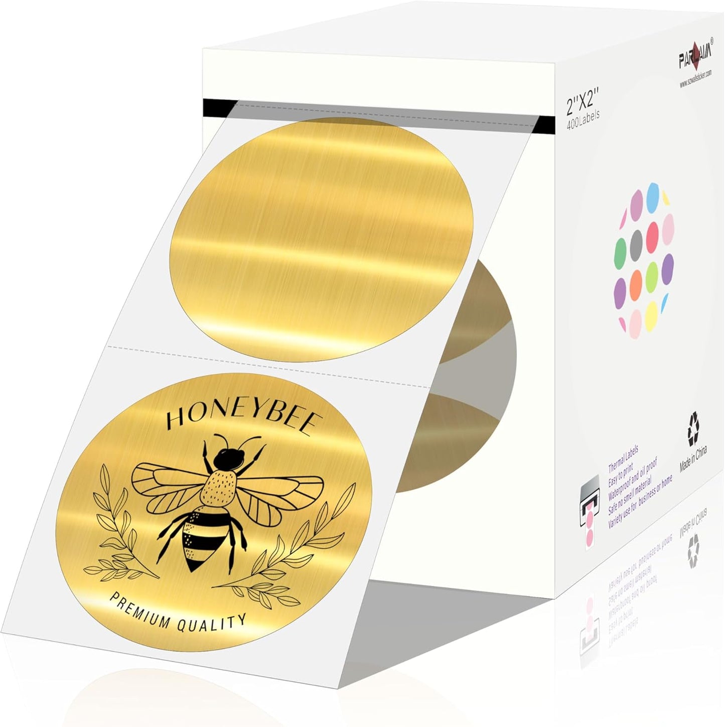 PARLAIM 2 Holographic Thermal Label Stickers