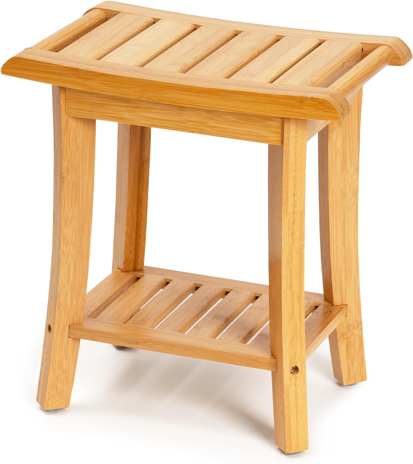 Storage Spa Bench - Versatile Bamboo Seat