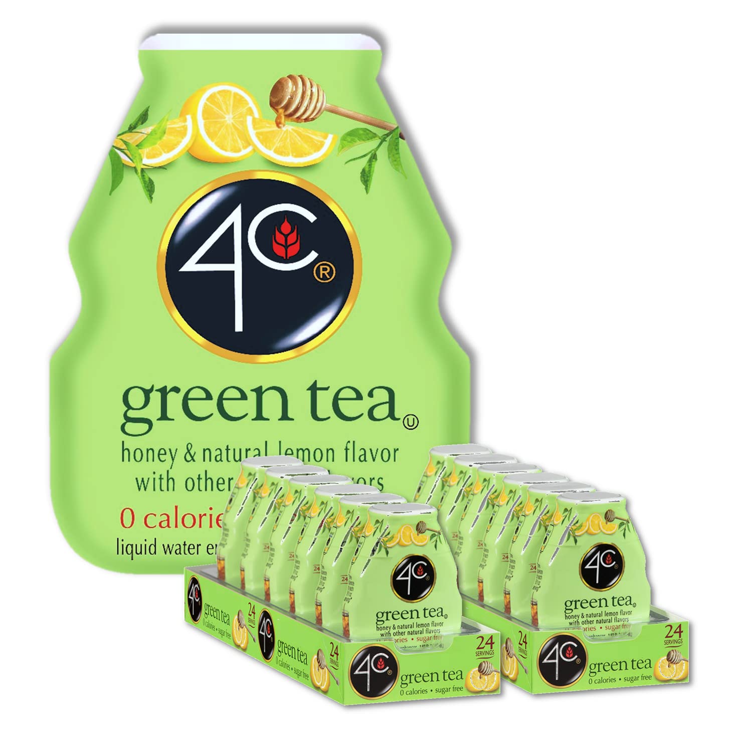 4C Sugar Free Liquid Water Enhancer 12 Pack for Flavorful Hydration