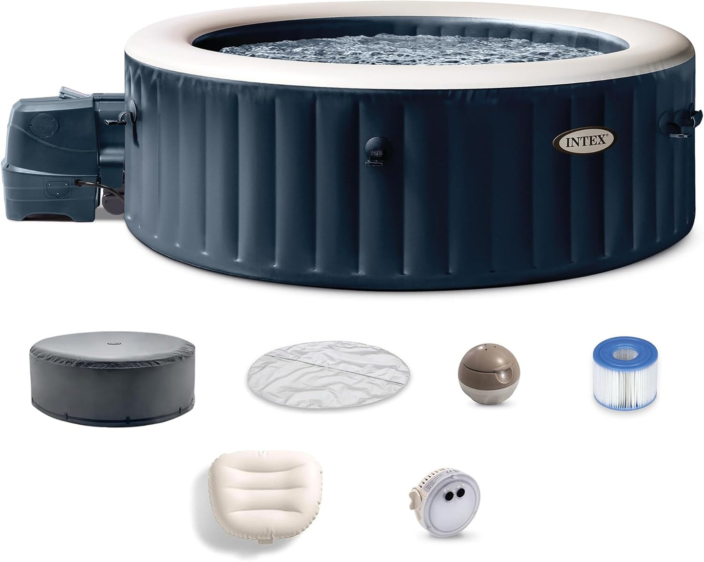 INTEX PureSpa Plus Bubble Massage Spa Set for 4 People