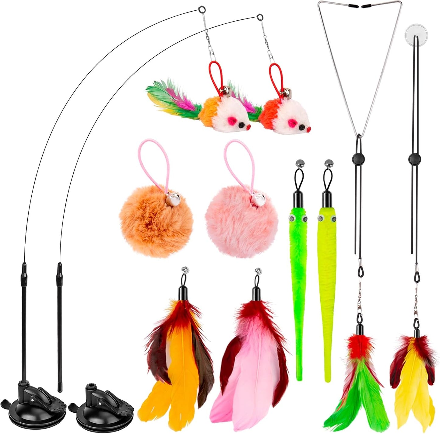 Interactive Cat Toy Set - Keep Your Indoor Kitty Entertained!