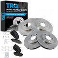 TRQ Front and Rear Brake Pad & Rotor Kit for 2005-10 Ford Mustang