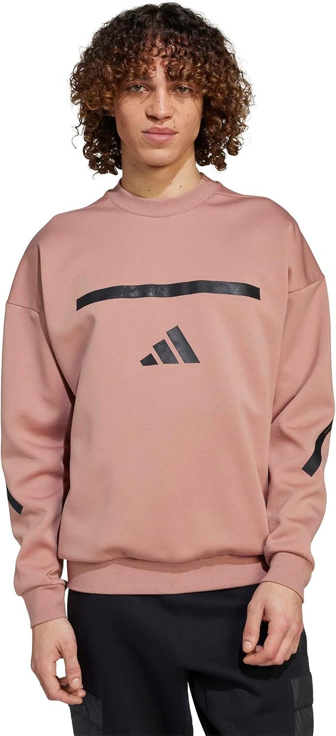adidas mens Z.n.e. Sweatshirt: Comfy Three-Layer Pullover