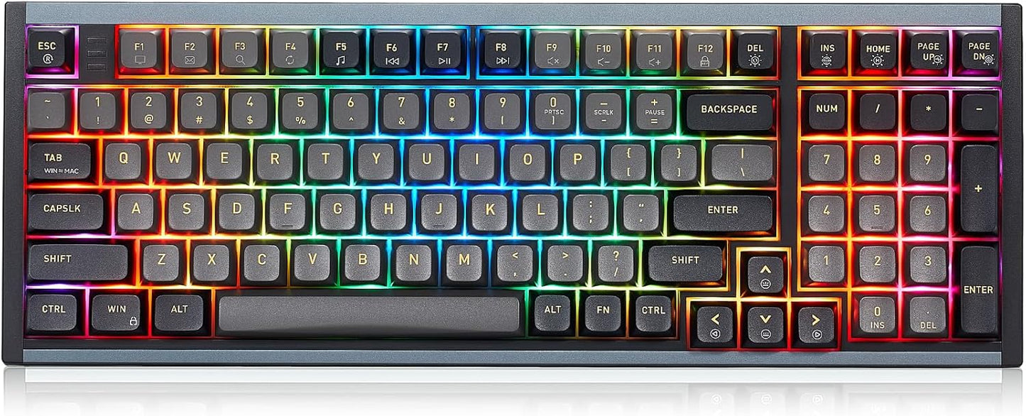 Hexgears I4 USB-C Aluminum Gaming Keyboard with RGB Backlight