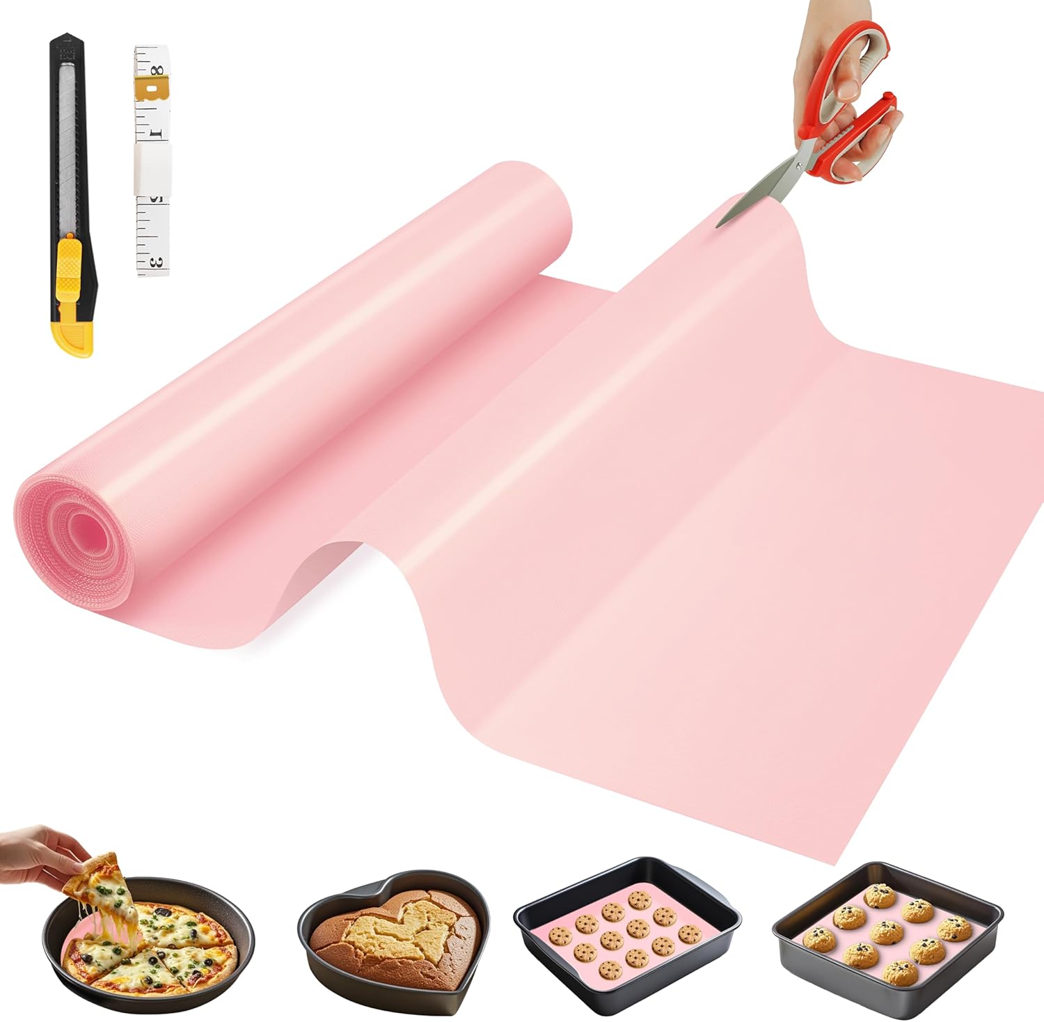 Silicone Baking Mat Roll for Versatile Kitchen Use and Customization