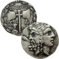 Ancient Greek Silver Coins Collection 11-Piece Set - Athena Owl & Myth
