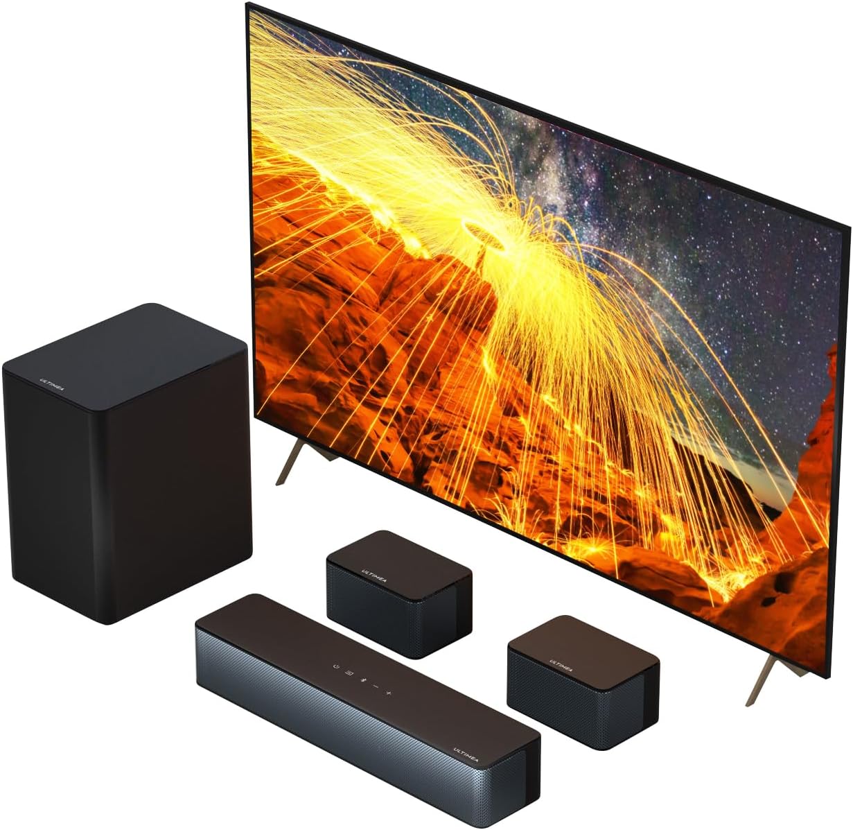 Immerse in Epic Sound: ULTIMEA 5.1 Surround System