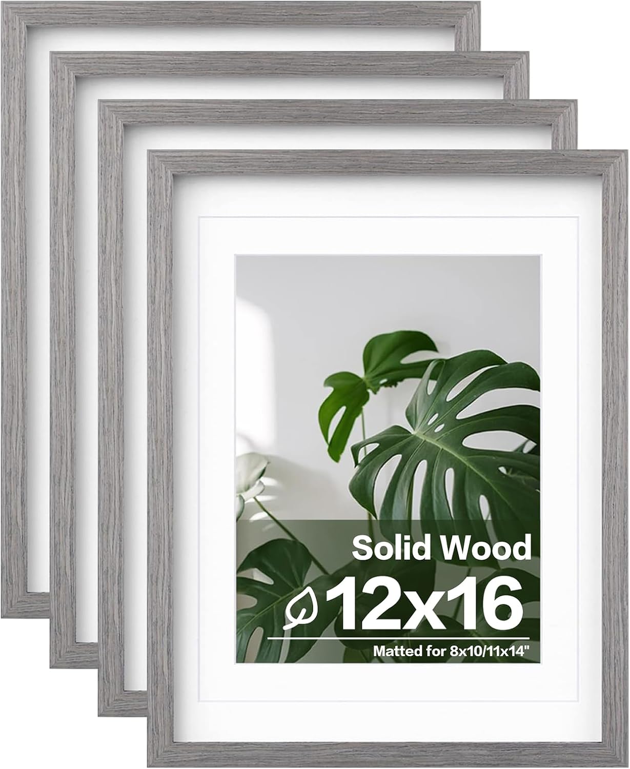 Egofine 12x16 Picture Frames Set of 4 for Wall Mounting