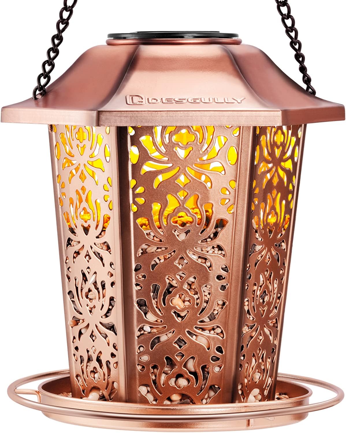 Chew-Proof Metal Bird Feeder - Weather Resistant & Stylish