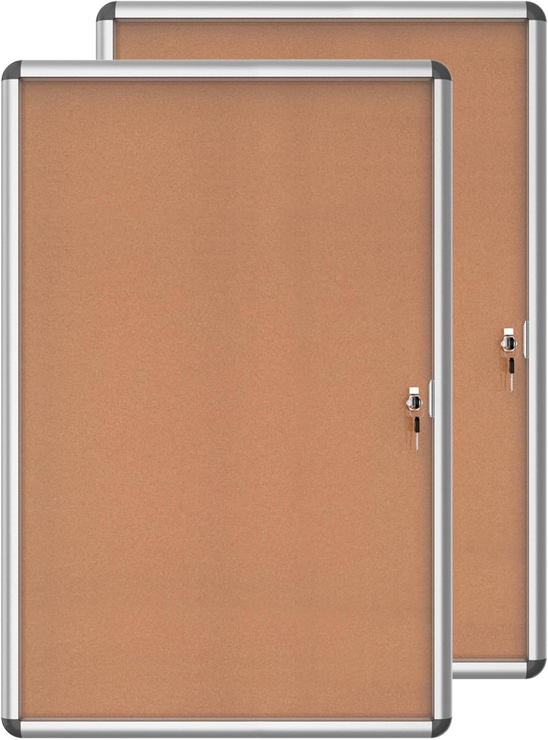 Lockable Weather-Resistant Bulletin Board for School & Office