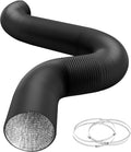12 in 25 ft Aluminum Flexible Ducting - Heavy-Duty Four-Layer