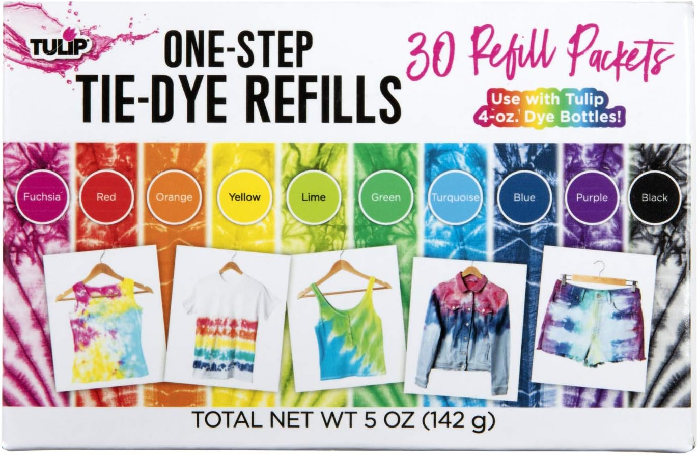 Tulip One-Step Tie-Dye Kit Refills for Creative Fun and Color