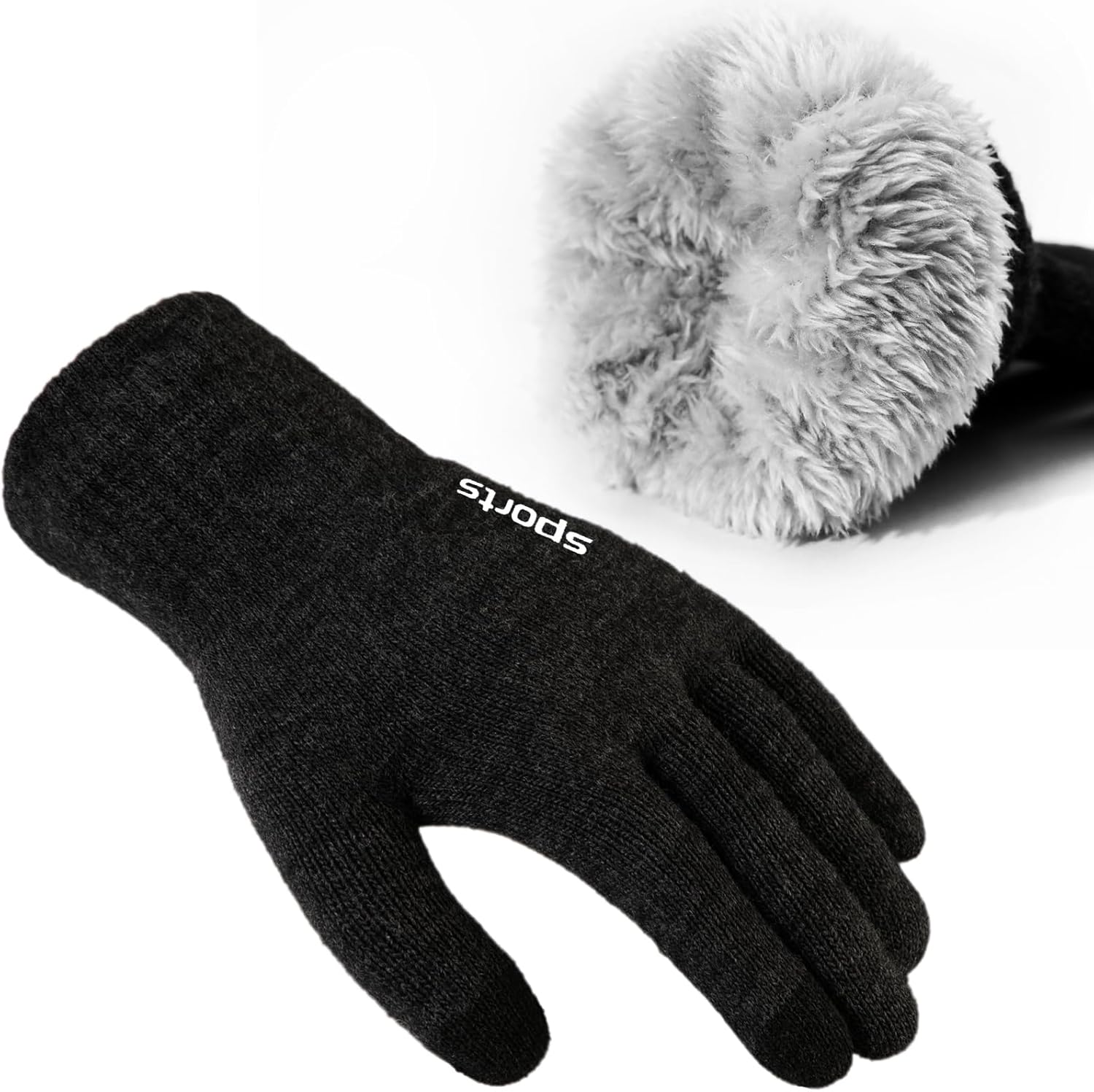 Warm Wool Touchscreen Gloves by Trifabricy