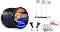 Extreme Dog Fence Kit - 500ft Wire, Flags, Staples, Splice Kits - 1/2 Acre Coverage