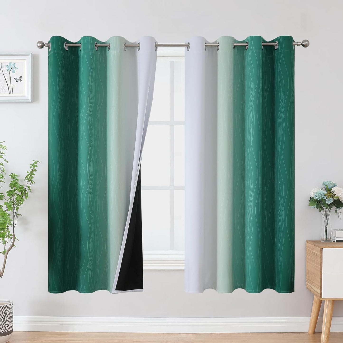 Ombre Blackout Curtains for Kids Room by Estelar Textiler